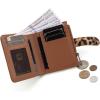 imageMontana West X Wrangler Womens Wallet Small Bifold Wallet Black Wallet for Women Wallets Card Cases ampamp Money Organizers Ladies Female RFID Credit Card Wallets with Removable ID WindowLeopardNatural