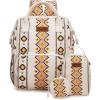 imageMontana West Wrangler Callie Diaper Bag Backpack with Pacifier Case Crossbody Bottle Bag and Stroller Straps Western Pattern Multifunction Baby Travel Bag Set WG22159110TN3pcstan