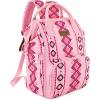 imageMontana West Wrangler Callie Diaper Bag Backpack with Stroller Straps Multifunction Baby Travel Bag WG22049110MSTPink