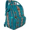 imageMontana West Wrangler Callie Diaper Bag Backpack with Stroller Straps Multifunction Baby Travel Bag WG22049110MSTTurquoise