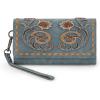 imageMontana West Wristlet Wallets for Women Western Trifold Wallet Purse with Card Holder MW1340W002BRJean