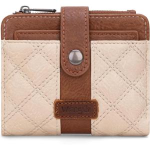 imageMontana West X Wrangler Womens Wallet Small Bifold Wallet Black Wallet for Women Wallets Card Cases ampamp Money Organizers Ladies Female RFID Credit Card Wallets with Removable ID WindowTan  Brown