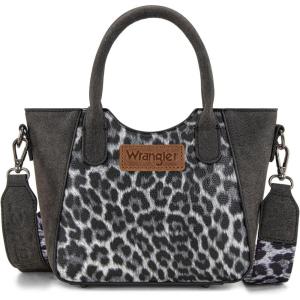 imageWrangler Small Crossbody Bags for Women Designer TopHandle Crossbody HandbagLeopardblack
