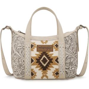 imageWrangler Small Crossbody Bags for Women Designer TopHandle Crossbody HandbagToolingbeige