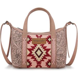 imageWrangler Small Crossbody Bags for Women Designer TopHandle Crossbody HandbagToolingdark Pink