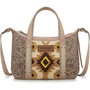 imageWrangler Small Crossbody Bags for Women Designer TopHandle Crossbody HandbagToolingtan