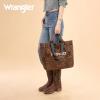 imageMontana West Wrangler Large Tote Bag for Women Designer Leopard Print Purse for Travel Work GymBrown
