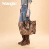 imageMontana West Wrangler Large Tote Bag for Women Designer Leopard Print Purse for Travel Work GymLeopard