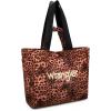 imageMontana West Wrangler Large Tote Bag for Women Designer Leopard Print Purse for Travel Work GymPink