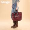 imageMontana West Wrangler Large Tote Bag for Women Designer Leopard Print Purse for Travel Work GymRed