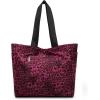 imageMontana West Wrangler Large Tote Bag for Women Designer Leopard Print Purse for Travel Work GymViolet