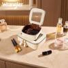 imageMontana West X Wrangler Clear Makeup Bag Travel Cosmetic Bag Portable Make Up Toiletry Organizer for Women BlackLarge Beige