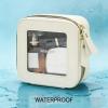imageMontana West X Wrangler Clear Makeup Bag Travel Cosmetic Bag Portable Make Up Toiletry Organizer for Women BlackSmall Beige