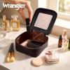 imageMontana West X Wrangler Clear Makeup Bag Travel Cosmetic Bag Portable Make Up Toiletry Organizer for Women BlackSmall Black