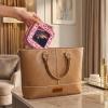 imageMontana West X Wrangler Clear Makeup Bag Travel Cosmetic Bag Portable Make Up Toiletry Organizer for Women BlackSmall LeopardPink