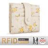imageMontana West X Wrangler Womens Small Wallet Bifold Slim Card Wallet RFID Minimalist Cash Organizers with Zipper Coin PocketBeigeFloral