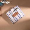 imageMontana West X Wrangler Womens Small Wallet Bifold Slim Card Wallet RFID Minimalist Cash Organizers with Zipper Coin PocketBeigeStriped