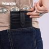 imageMontana West X Wrangler Womens Small Wallet Bifold Slim Card Wallet RFID Minimalist Cash Organizers with Zipper Coin PocketBlack