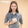 imageMontana West X Wrangler Womens Small Wallet Bifold Slim Card Wallet RFID Minimalist Cash Organizers with Zipper Coin PocketBlooming Journey