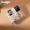 imageMontana West X Wrangler Womens Small Wallet Bifold Slim Card Wallet RFID Minimalist Cash Organizers with Zipper Coin PocketBlooming Journey