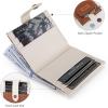 imageMontana West X Wrangler Womens Small Wallet Bifold Slim Card Wallet RFID Minimalist Cash Organizers with Zipper Coin PocketBrown