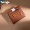 imageMontana West X Wrangler Womens Small Wallet Bifold Slim Card Wallet RFID Minimalist Cash Organizers with Zipper Coin PocketBrown