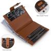 imageMontana West X Wrangler Womens Small Wallet Bifold Slim Card Wallet RFID Minimalist Cash Organizers with Zipper Coin PocketCoffee
