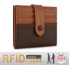 imageMontana West X Wrangler Womens Small Wallet Bifold Slim Card Wallet RFID Minimalist Cash Organizers with Zipper Coin PocketCoffee