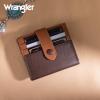 imageMontana West X Wrangler Womens Small Wallet Bifold Slim Card Wallet RFID Minimalist Cash Organizers with Zipper Coin PocketCoffee