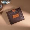 imageMontana West X Wrangler Womens Small Wallet Bifold Slim Card Wallet RFID Minimalist Cash Organizers with Zipper Coin PocketCoffee