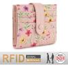 imageMontana West X Wrangler Womens Small Wallet Bifold Slim Card Wallet RFID Minimalist Cash Organizers with Zipper Coin PocketFantasy of Flower Dreams