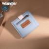 imageMontana West X Wrangler Womens Small Wallet Bifold Slim Card Wallet RFID Minimalist Cash Organizers with Zipper Coin PocketJean