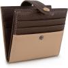 imageMontana West X Wrangler Womens Small Wallet Bifold Slim Card Wallet RFID Minimalist Cash Organizers with Zipper Coin PocketKhaki