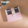 imageMontana West X Wrangler Womens Small Wallet Bifold Slim Card Wallet RFID Minimalist Cash Organizers with Zipper Coin PocketPink