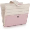 imageMontana West X Wrangler Womens Small Wallet Bifold Slim Card Wallet RFID Minimalist Cash Organizers with Zipper Coin PocketPink