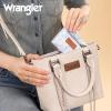 imageMontana West X Wrangler Womens Small Wallet Bifold Slim Card Wallet RFID Minimalist Cash Organizers with Zipper Coin PocketWhisper of Daisies