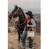 imageWrangler Chenille Tote Bag for Women Western Womens Crossbody Handbags Aztec Tophandle BagsBrown