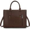 imageWrangler Chenille Tote Bag for Women Western Womens Crossbody Handbags Aztec Tophandle BagsCoffee