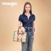 imageWrangler Chenille Tote Bag for Women Western Womens Crossbody Handbags Aztec Tophandle BagsDark Brown