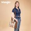 imageWrangler Chenille Tote Bag for Women Western Womens Crossbody Handbags Aztec Tophandle BagsDark Brown