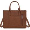 imageWrangler Chenille Tote Bag for Women Western Womens Crossbody Handbags Aztec Tophandle BagsDark Brown