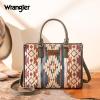 imageWrangler Chenille Tote Bag for Women Western Womens Crossbody Handbags Aztec Tophandle BagsGreen