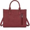 imageWrangler Chenille Tote Bag for Women Western Womens Crossbody Handbags Aztec Tophandle BagsRed