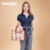imageWrangler Chenille Tote Bag for Women Western Womens Crossbody Handbags Aztec Tophandle BagsRed