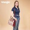 imageWrangler Chenille Tote Bag for Women Western Womens Crossbody Handbags Aztec Tophandle BagsRed