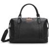 imageWrangler Duffel Bag Large Travel Weekender Bag for Women Waterproof Carry on Overnight Bag for GymTripsWeekendsBeigeBlack