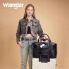 imageWrangler Duffel Bag Large Travel Weekender Bag for Women Waterproof Carry on Overnight Bag for GymTripsWeekendsBeigeBlack