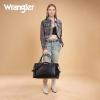 imageWrangler Duffel Bag Large Travel Weekender Bag for Women Waterproof Carry on Overnight Bag for GymTripsWeekendsBeigeBlack