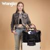 imageWrangler Duffel Bag Large Travel Weekender Bag for Women Waterproof Carry on Overnight Bag for GymTripsWeekendsBeigeBlack and Brown