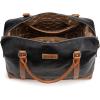imageWrangler Duffel Bag Large Travel Weekender Bag for Women Waterproof Carry on Overnight Bag for GymTripsWeekendsBeigeBlack and Brown